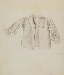 Quaker Baby Shirt, c. 1937. Creator: Lillian Causey