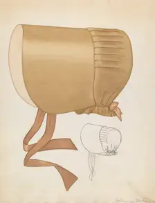 Quaker Bonnet, c. 1937. Creator: Catherine Fowler