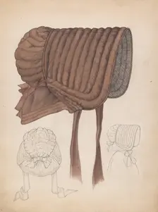 Quaker Bonnet, c. 1937. Creator: Rosalia Lane