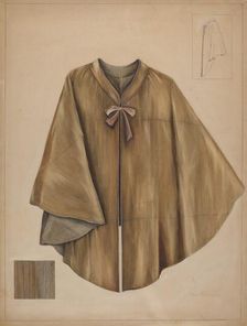Quaker Cape, c. 1937. Creator: Marie Alain