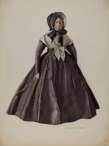 Quaker Costume Doll, 1935/1942. Creator: Charlotte Angus