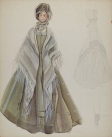 Quaker Doll, 1935/1942. Creator: Gwyneth King