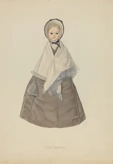 Quaker Doll, 1935/1942. Creator: Jacob Gielens