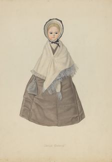 Quaker Doll, 1935/1942. Creator: Jacob Gielens