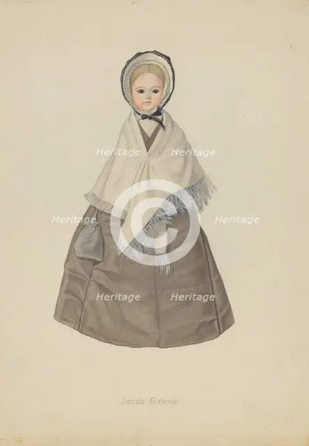 Quaker Doll, 1935/1942. Creator: Jacob Gielens.
