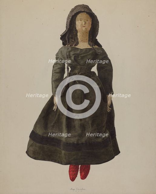 Quaker Doll, 1938. Creator: Max Fernekes.