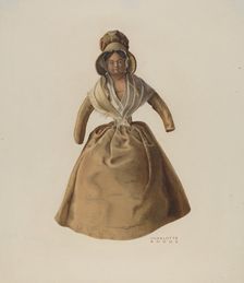Quaker Doll, c. 1940. Creator: Charlotte Angus