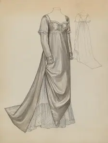Quaker Dress, c. 1936. Creator: Jean Peszel