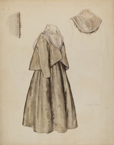 Quaker Dress, c. 1937. Creator: Lillian Causey