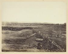 Quaker Guns, Centreville, Virginia, March 1862. Creators: Barnard & Gibson, George N. Barnard, James F. Gibson