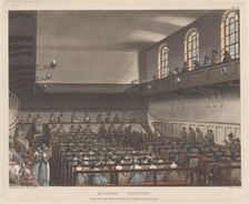 Quakers Meeting, April 1, 1809., April 1, 1809. Creator: Joseph Constantine Stadler