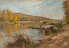Quai au Sable, Chartèves, 1904. Creator: Léon Augustin Lhermitte (French, 1844-1925)