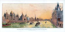 Quai d’Orsay, Paris World Exposition, 1889, (1900)