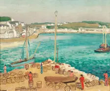 Quai d'Audierne, 1928. Creator: Marquet, Pierre-Albert (1875-1947)