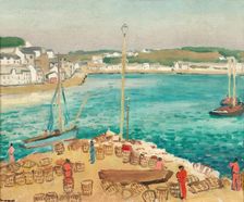 Quai d'Audierne, 1928. Creator: Marquet, Pierre-Albert (1875-1947)