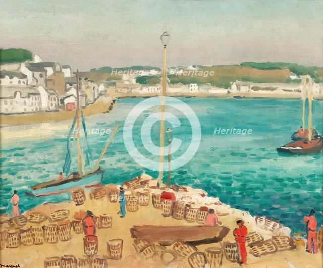 Quai d'Audierne, 1928. Creator: Marquet, Pierre-Albert (1875-1947).