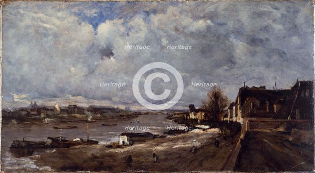 Quai de Bercy, c1890. Creator: Antoine Guillemet.
