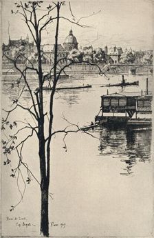 Quai de Conti 1915. Artist: Eugene Bejot