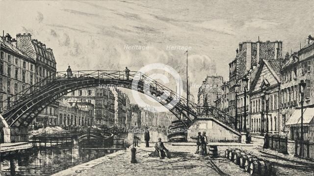 'Quai de Jemmapes', 1915. Artist: Lucien Gautier.