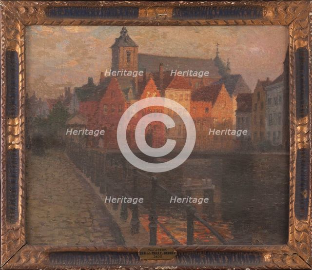 Quai de la Paille in Bruges. Creator: Paul Albert Steck.