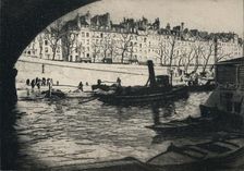 Quai de l'Hotel de Ville 1915. Artist: Edgar Chahine