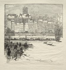 Quai de lHôtel de Ville. Creator: Auguste Louis Lepère (French, 1849-1918)