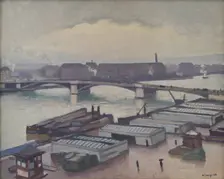 Quai de Paris at Rouen. Rainy Weather, c1912. Creator: Marquet, Pierre-Albert (1875-1947)