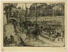 Quai des Grands Augustins, 1900. Creator: Donald Shaw MacLaughlan