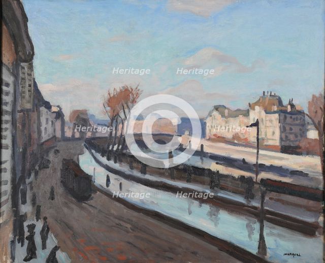 Quai des Grands Augustins, c. 1905. Creator: Marquet, Pierre-Albert (1875-1947).