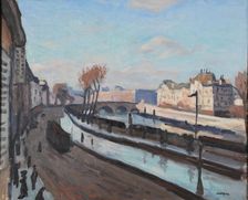 Quai des Grands Augustins, c. 1905. Creator: Marquet, Pierre-Albert (1875-1947)