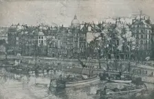 Quai Des Grands Augustins, Paris 1906. Creator: Donald Shaw MacLaughlan