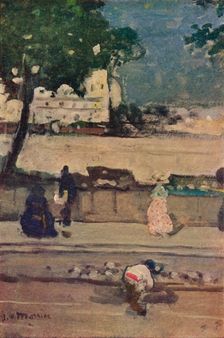 Quai Des Grands Augustins, Paris c19th century. Artist: James Wilson Morrice