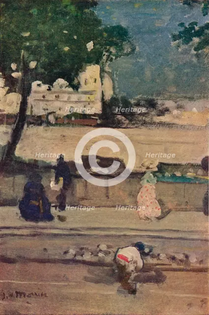 'Quai Des Grands Augustins, Paris', c19th century. Artist: James Wilson Morrice.