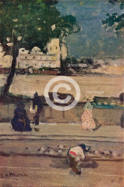 'Quai Des Grands Augustins, Paris', c19th century. Artist: James Wilson Morrice.