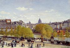 Quai du Louvre, ca 1867. Creator: Monet, Claude (1840-1926)