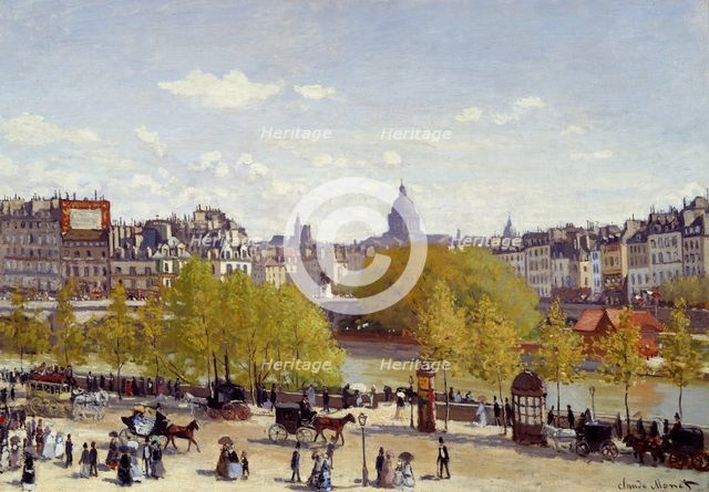 Quai du Louvre, ca 1867. Creator: Monet, Claude (1840-1926).