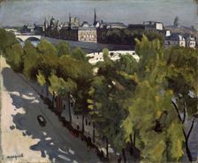 Quai du Louvre and Pont Neuf 1906. Artist: Albert Marquet