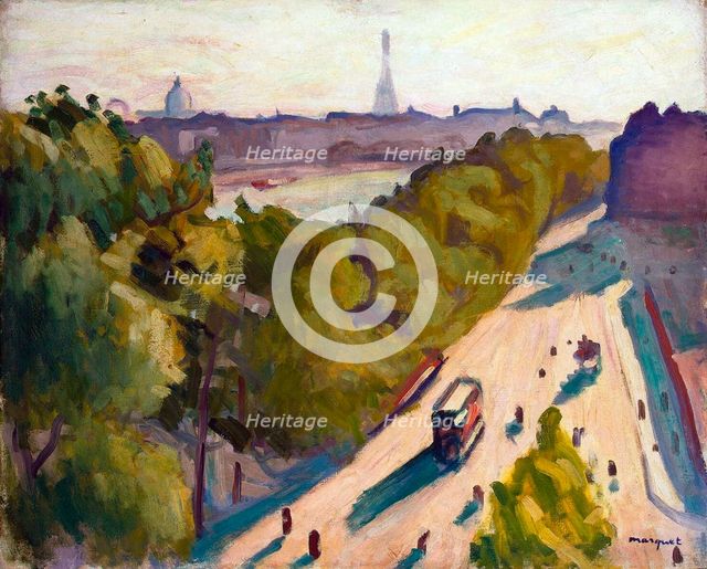 Quai du Louvre, Summer', c1906.
