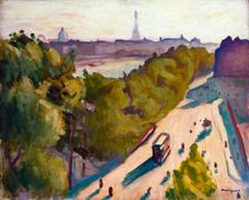 Quai du Louvre, Summer c1906
