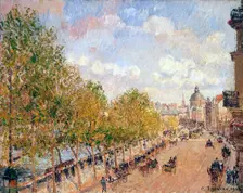 Quai Malaquais, Sunny Afternoon 1903. Creator: Pissarro, Camille (1830-1903)