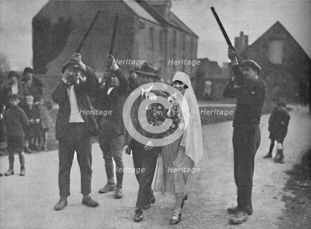 'Quaint Pagan Superstitions That Stilll Survive in Holy Island', c1935. Artist: Unknown.