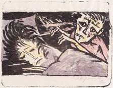 Qual (Torment), 1920/1921. Creator: Walter Gramatté