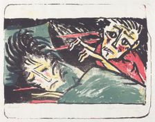 Qual (Torment), 1920/1921. Creator: Walter Gramatté