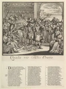 Qualis vir Talis Oratio.n.d. Creator: Romeyn de Hooghe