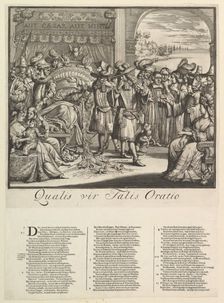 Qualis vir Talis Oratio.n.d. Creator: Romeyn de Hooghe