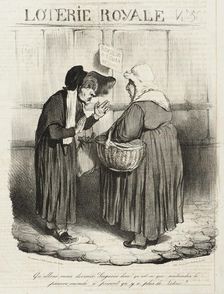 Qu'allons-nous devenir, Seigneur dieu? qu'est ce qui soutiendra le pauvre monde..., 1836. Creator: Honore Daumier