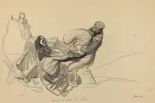 Quand le boche se retire..., probably 1917. Creator: Jean Louis Forain