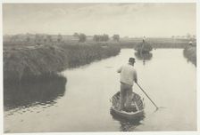 Quanting the Marsh Hay, 1886. Creator: Peter Henry Emerson