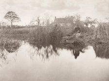 Quanting the Gladdon, 1886. Creator: Peter Henry Emerson