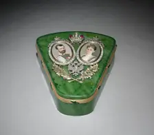 Quasi-Triangular Box, c. 1895. Creator: Karl Karlovitch Hahn (Russian), firm of